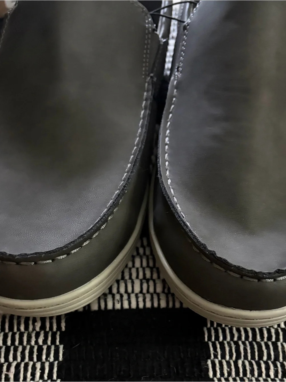 Izod Men’s Gray Slip-On Memory Foam Loafers